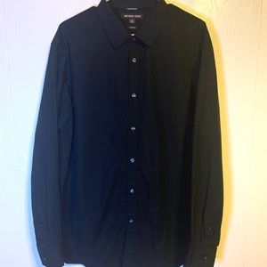 Michael Kors ! Button up ! Black ! Like new ! XXL